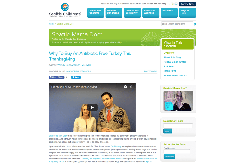 Wendy Sue Swanson, M.D. (Seattle Mama Doc)