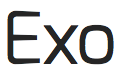 Exo font