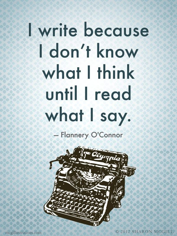  Flannery O'Connor quote (source mcgillustrations.com)