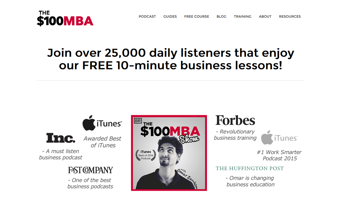  The $100 MBA Show